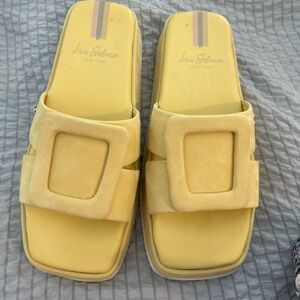 Sam Edelman Yellow Women's Slide Sandals